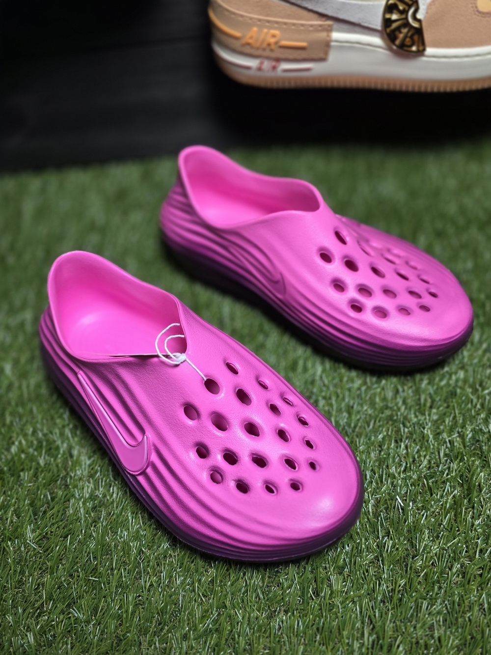 6w Nike Reactx Rejuvens Pink Spell Slip-On Clog